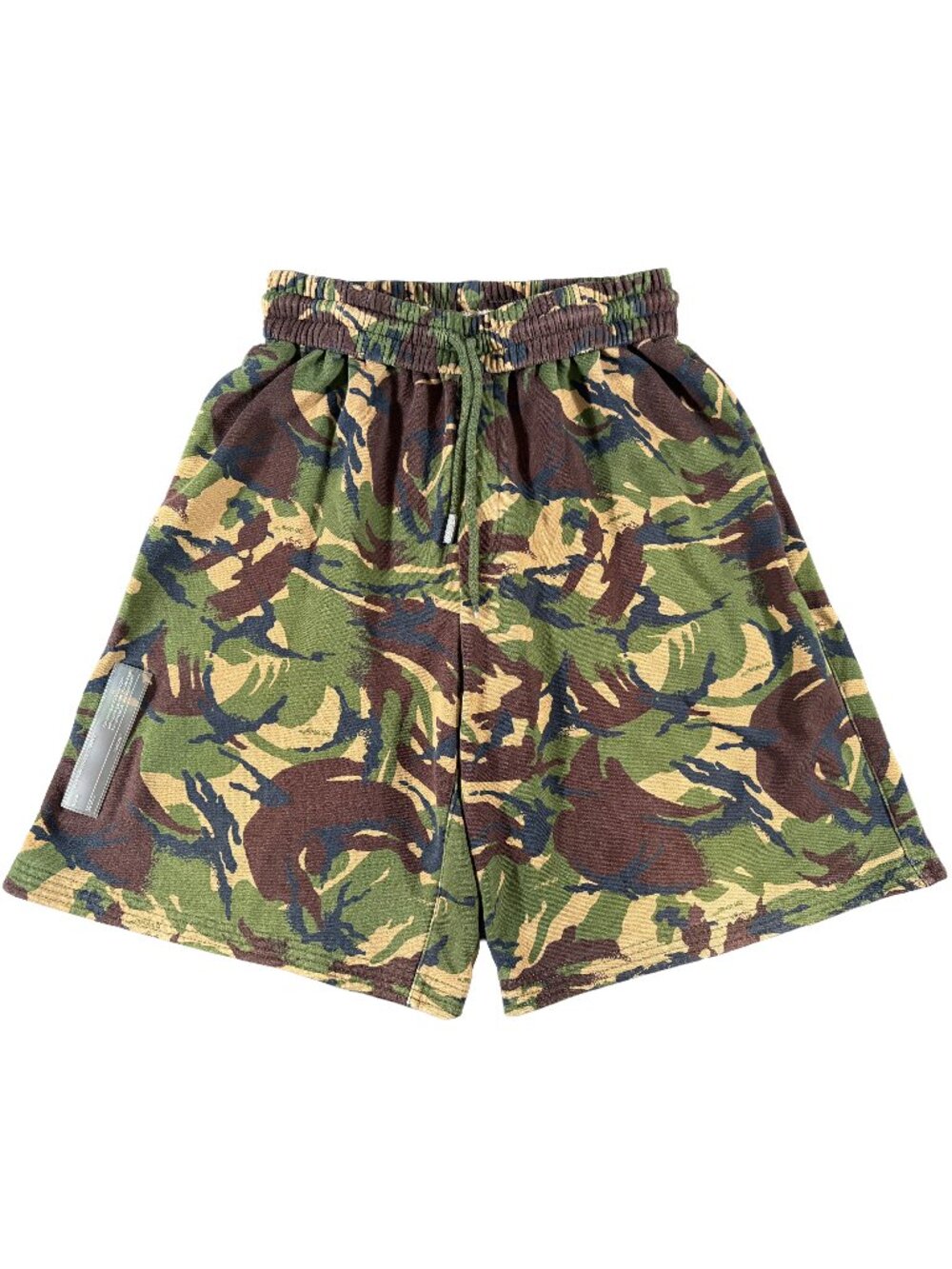 Off-White Virgil Abloh "Temperature" Diagonal Camo Shorts men's size XS